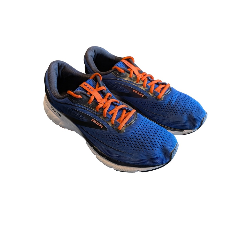 Brooks Trace 2 Men's Running‎ Shoes Blue Orange Road Trainer Size 11 D